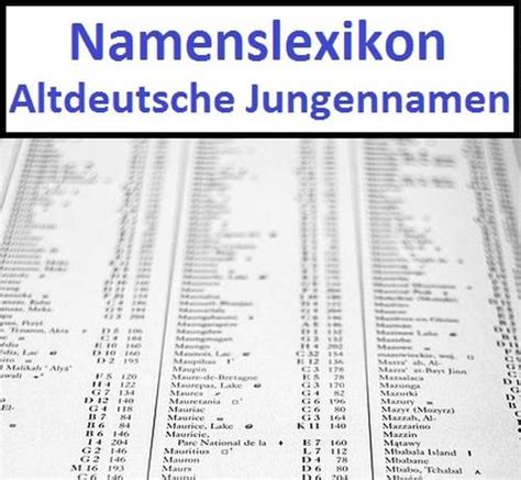 alt deutsche männer namen|199 Altdeutsche Namen Für Jungen & Mädchen (+ Bedeutung).